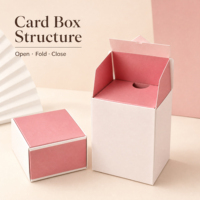 Boîte en carton personnalisée pour parfum et cosmétiques, boîte rose avec impression dorée, carton pliable, emballage de luxe pour parfums et produits de beauté, fabricant