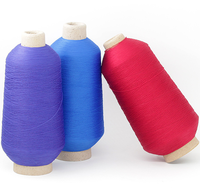 Fil à coudre élastique haute ténacité 70D 100% Nylon 6 pour tricot et tricot à la main, blanc, noir, teint
