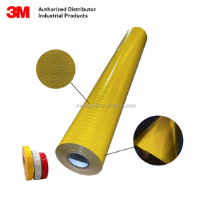 3M 3431 Yellow Engineer Grade Prismatic <strong>Reflective</strong> Sheeting Customized Die Cut EGP Microprismatic Prismatic <strong>Reflective</strong> Material - Product Image 1