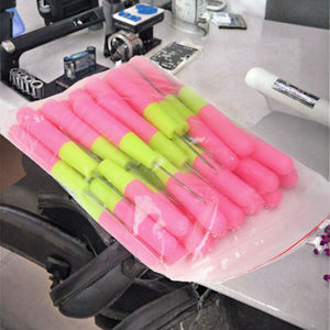 Aiguilles à crocheter RuiShang en métal et plastique, outils de tressage, crochet à loquet pour dreadlocks, extensions de cheveux, tresses - Product Image 2