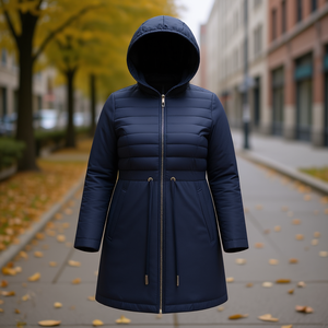 Chaqueta cortavientos de moda para mujer HDJ KB-833, abrigo para mujer de talla grande - Product Image 3