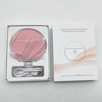 Appareil de thérapie LED à usage domestique avec logo personnalisé en vrac Masseur électrique en forme de V Appareil de levage du visage Resserrement de la peau Soins de la peau LED Gua Sha