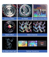Autocollants holographiques d'hologramme personnalisés  anti-contrefaçon d'hologramme 3D avec l'étiquette de sécurité de code de
