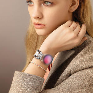 Pulsera con cuentas Compatible con iWatch Series <span class=keywords><strong>SE</strong></span> 6 5 4 3 2 1 38mm 40mm 42mm 44mm Característica transpirable - Product Image 2