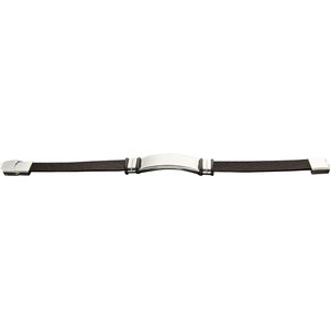 Bracciale Tennis in Acciaio e Nero alla Moda - Product Image 1