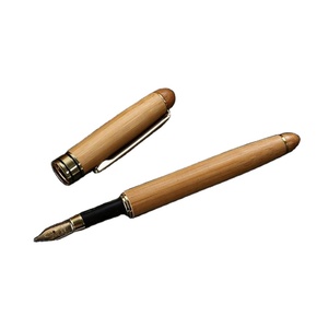 Ensemble de stylos en bois de rose personnalisés - Stylos en bois avec logo personnalisé pour cadeaux d'entreprise - Product Image 3