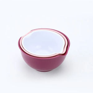 Ensemble universel <span class=keywords><strong>Kitchenaid</strong></span> de 3 bols à mélanger faciles à verser, antidérapants, lavage à la main uniquement, passoires en plastique antidérapantes - Product Image 4