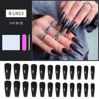 Pointes d'ongles multicolores réutilisables en acrylique ABS faits à la main, longs clous à presser rouges unis Extendo, vente en gros
