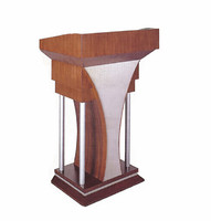 Diseños Modernos de Púlpitos en Oferta; Atril de Púlpito; Soporte de Púlpito de Iglesia en Chapa de Madera