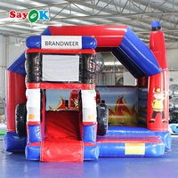 Sayok Brandweer thème gonflable enfants Trampoline toboggan gonflable rebond caserne de pompiers pompier Sam château gonflable gonflable