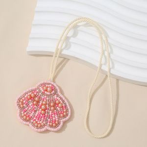 Stocked <b>Cute</b> Glitter Shell Charm Stylish Women Ocean Conch Seashell <b>Keyring</b> Women Ocean Lovers for Girls Gifts - Product Image 3