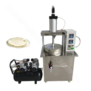 Máquina de prensagem de bolinhos para bolinhos, chapati roti, pão integral, roti, chapati árabe