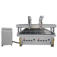 13% de réduction sur la machine de fraisage CNC à double broche 1530 pour la découpe et la gravure de grandes planches de bois