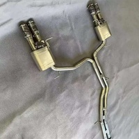 Système d'échappement Catback en acier inoxydable poli miroir DZFactory pour Audi A6 A7 C7 C7.5 C8 3.0T, soudage TIG haute température