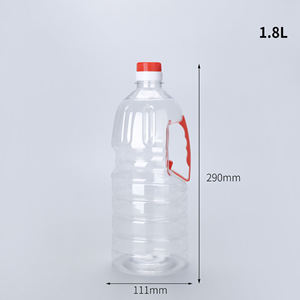 Atacado Óleo De Soja Quadrado Garrafa De Plástico <span class=keywords><strong>1</strong></span> Litro Food Grade Cooking Oil Preform Garrafa com Mão Canola Oil Packing Bottle - Product Image 4