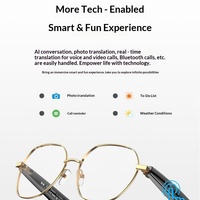 Nouvelles Lunettes Intelligentes W100B 2025 pour la Traduction IA, Lecture Multilingue, Musique, Sports, Étanche, Appels Téléphoniques