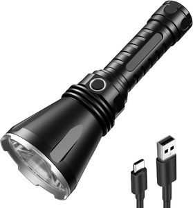 <b>Rechargeable</b> LED <b>Flashlight</b> 1km IP55 Waterproof <b>Flashlight</b> TF01 Long Beam Distance Long Range <b>Flashlight</b> - Product Image 1