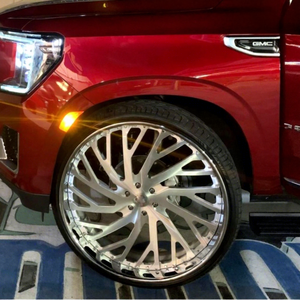 Nouvelles jantes de luxe pour voitures, <span class=keywords><strong>2</strong></span> pièces, plaquées or, chrome, à rebord profond, 18-26 pouces, <span class=keywords><strong>roues</strong></span> forgées, 25 mm ET, Chevrolet Monte Carlo SS - Product Image 3