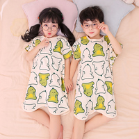 Custom Degli Indumenti Da Notte Dei Capretti Dei Pigiami Del Fumetto Del Cotone Homewear Unisex di Un pezzo Della Tuta Dei Bambini Pigiama Per Bambini Pigiami Ragazzi e Le Ragazze