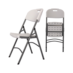 مبيع بالجملة حفلات طعام محمولة بيضاء قابلة للطي مناسبات بلاستيكية خارجية - Product Image 2