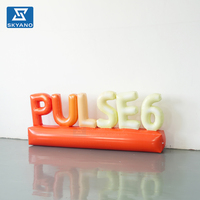 Modèle gonflable personnalisé en PVC en forme de lettre ou de mot pour activités extérieures, décoration d'ambiance commerciale et paysagère