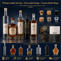 Vodka personnalisée avec logo, 40% d'alcool/vol, spiritueux haut de gamme, vente en gros, usine pour projets de marque privée