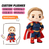 Peluche personnalisée de personnage de dessin animé ou anime, jouet en peluche doux, sur mesure, OEM ODM, pour fans de la série télévisée Soldiers Boys Knight