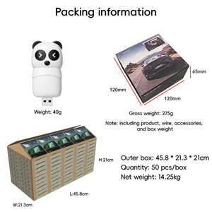 Adaptador Inalámbrico CarPlay Android Auto con Cámara de Monitoreo para Bebés en el Asiento Trasero, Caja Multimedia para Auto Tipo C - Product Image 6