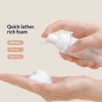 Échantillon gratuit pour flacon pompe en mousse PET 150 ml, taille 42/410, logo personnalisé pour savon liquide