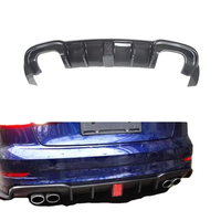 Diffuseur de pare-chocs arrière en fibre de carbone pour Audi A3 Sline S3 berline 2017 - 2020
