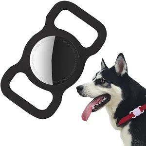 Protective Case GPS Tracker Pet Dog Cat Collar Back Pack Loop Holder for AirTag Tracking Case Holder