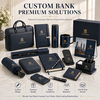 Logo Kustom Hadiah Keuangan Perusahaan Notebook Pulpen Mug Botol Payung Kabel USB Pengisi Daya Portabel Kotak Hadiah Set Bisnis