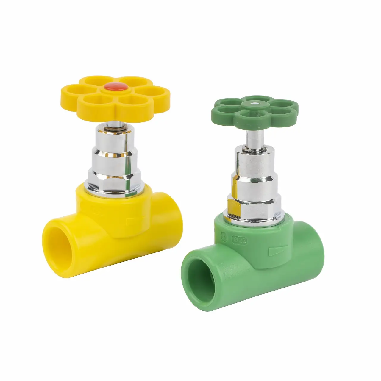 Ppr Fittings Green Ppr Gate Valve 25mm With Chrome Handle