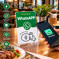 Carte NFC WhatsApp, carte intelligente sans contact pour les entreprises, restaurants, cafés, hôtels, salons de beauté, salons de coiffure