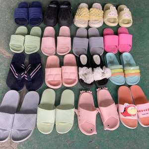 S17 Fábrica al por mayor Zapatos de segunda mano Sin marca Zapatilla plana Zapatilla de verano Zapatos de balas usadas de hombres y mujeres Zapatos Eva - Product Image 4