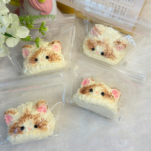 ของเล่นบีบซิลิโคนรูปคิตตี้สีครีมคาราเมล ดีไซน์ใหม่ ของเล่นคลายเครียดสำหรับผู้ใหญ่ ของขวัญสุดสร้างสรรค์สำหรับเด็กอายุ 6 ปีขึ้นไป - Product Image 3