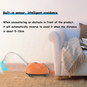 <span class=keywords><strong>Gioco</strong></span> di esercizi Laser Cat Mouse Toy Feather Usb Wireless Hide Mouse Squeaky Smart Electronic Automatic Interactive per gatti al coperto - Product Image 4