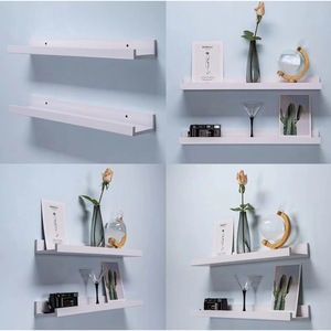 <b>Wall</b> <b>Mounted</b> Solid Wood <b>Shelf</b> Rectangle Customizable Size Kitchen Storage Neatening Display Rack BH 019 - Product Image 5
