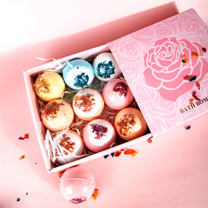 Juego de bolas de sal de baño de lujo personalizable OEM, baño de plantas de flores secas con burbujas veganas orgánicas para bomba, suministros de baño naturales <span class=keywords><strong>Gif</strong></span> - Product Image 5