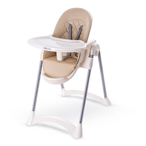 Hebao High Chair Adjustable Portable Multifunctional Baby Feeding Seat 0-12 Months Metal <b>Frame</b> Red Color - Product Image 3