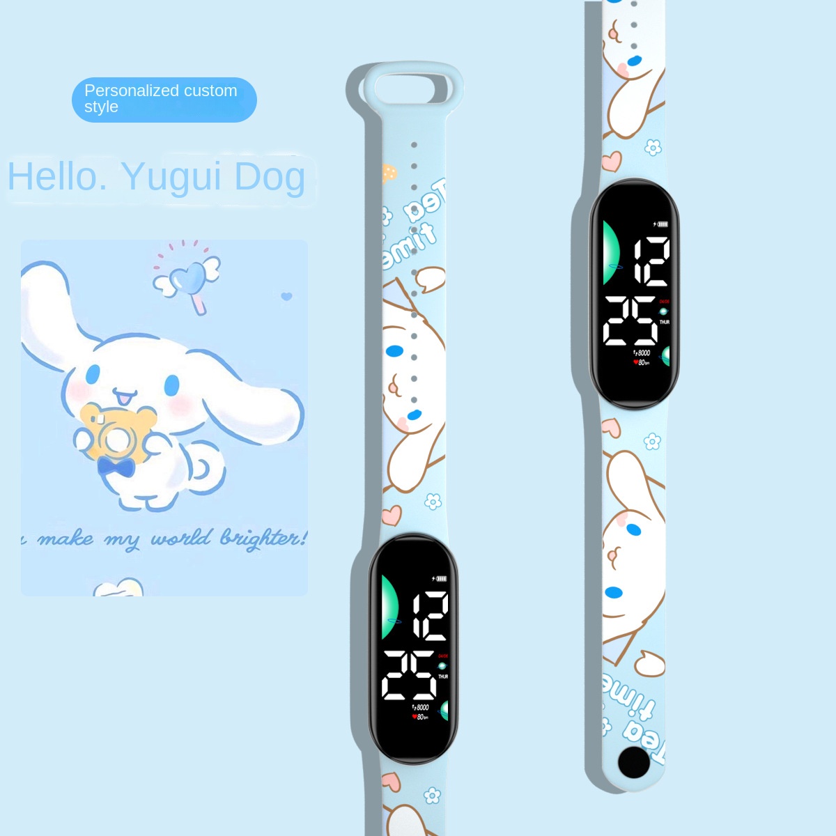 Chien Yugui bleu clair