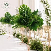 Fleurs artificielles en soie YM populaires, plantes vertes, centre de table de mariage, boule de fleurs de luxe pour la décoration de fête de mariage