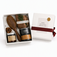 Coffret Cadeau de Remerciement Lunaire Vintage Salon : Masque pour les Yeux en Soie, Bougie Parfumée, Tasse à Café, Coffret Cadeau Souvenir Personnalisé pour Client de Spa Beauté