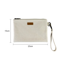 Dompet Koin Ritsleting Gfit Wanita Promosi Tas Kantong Koin Kanvas Katun Kecil Mini Kustom