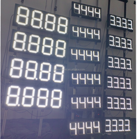 Letrero LED Digital para Gasolinera de 12 Pulgadas, 88.88, Letrero LED Digital para Precio de Gasolina, Gran Venta en Perú