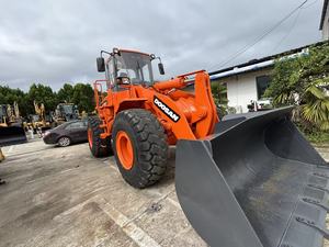 รถตักล้อยางมือสอง Doosan DL505 ขนาด 7 ตัน รุ่นปี 2022 เครื่องยนต์ Weichai ชั่วโมงการทำงานต่ำ เหมาะสำหรับงานดินและงานก่อสร้าง - Product Image 2