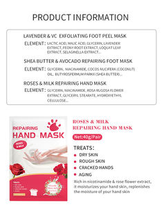 Vente en gros de <span class=keywords><strong>chaussettes</strong></span> de masquage des pieds avec logo personnalisé offre spéciale masque naturel et exfoliant pour les pieds peel de masquage des pieds original - Product Image 3