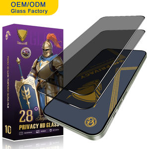 Protection d'écran en verre trempé anti-espion à colle intégrale 9H pour iPhone 17 16 15 Pro Max/Série iPhone (vente en gros) - Product Image 1