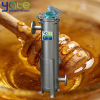 Filtre à eau à sac unique en acier inoxydable 304/316, dispositif de filtration de qualité industrielle pour le traitement du miel