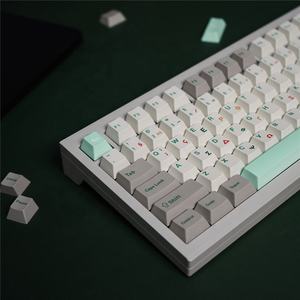 Keycaps <span class=keywords><strong>grec</strong></span> vert rétro 147 touches PBT Sublimation Cherry Profile pour <span class=keywords><strong>clavier</strong></span> mécanique 61/64/68/75/84/87/96/980/100/104/108 - Product Image 2